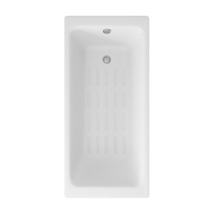 Изображение товара Ванна чугунная Delice Parallel DLR220504-AS, 160 х 70 см, антискользящее покрытие, без ручек, цвет белый