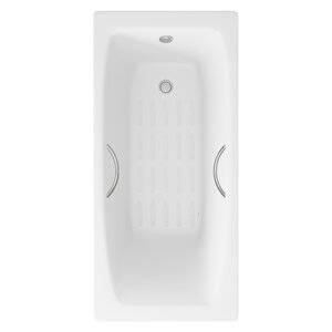 Изображение товара Ванна чугунная Delice Repos DLR220507R-AS 150x70 см с антискользящим покрытием