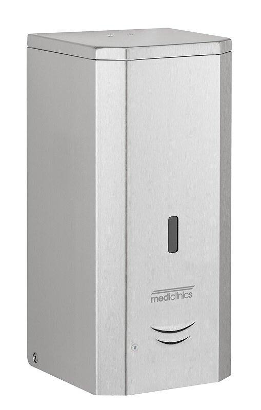 Изображение товара Диспенсер Mediclinics DJ0037ACS сенсорный хром матовый 1 л Изображение товара Диспенсер Mediclinics DJ0037ACS сенсорный хром матовый 1 л