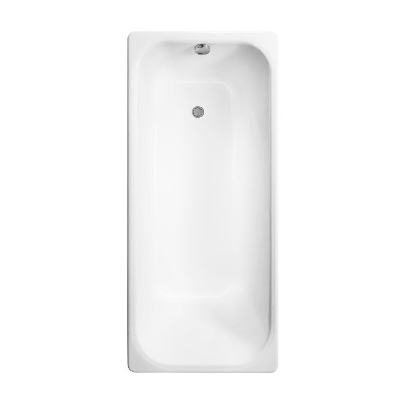 Изображение товара Ванна чугунная Delice Aurora DLR230617, 140 х 70 см, без покрытия, без ручек, цвет белый