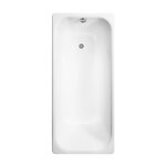 Ванна чугунная Delice Aurora DLR230603, 150 х 70 см, без покрытия, без ручек, цвет белый - фото 1