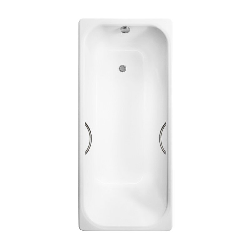 Изображение товара Ванна чугунная Delice Aurora DLR230603R, 150 х 70 см, без покрытия, с отверстиями под ручки, без ручек, цвет белый Изображение товара Ванна чугунная Delice Aurora DLR230603R, 150 х 70 см, без покрытия, с отверстиями под ручки, без ручек, цвет белый