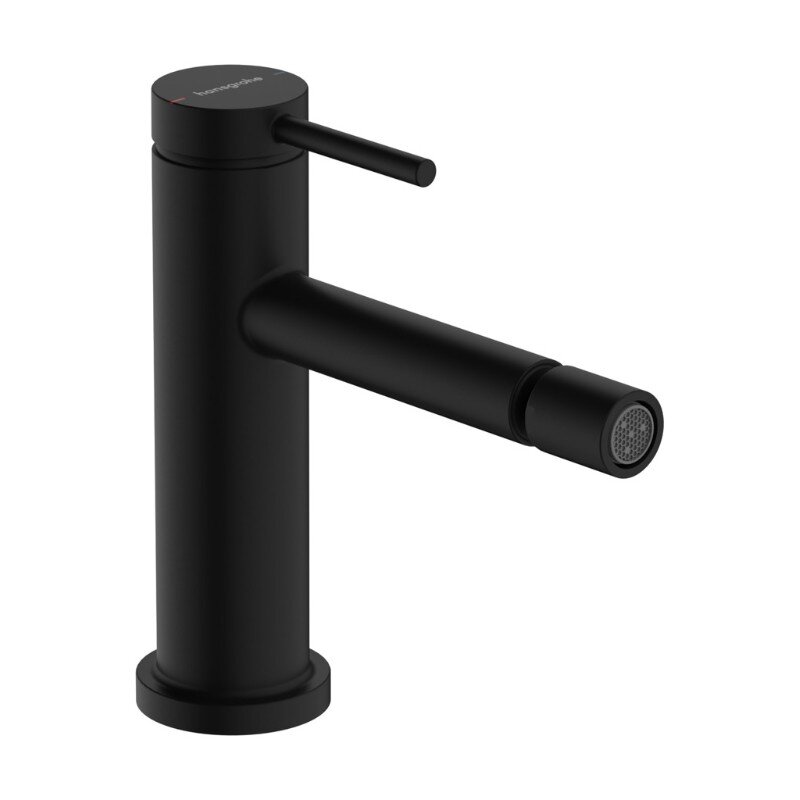 Изображение товара Смеситель для биде Hansgrohe Tecturis S черный матовый 73201670 с донным клапаном