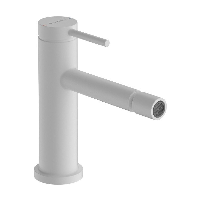 Изображение товара Смеситель для биде Hansgrohe Tecturis S с донным клапаном, белый матовый Изображение товара Смеситель для биде Hansgrohe Tecturis S с донным клапаном, белый матовый