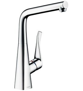 Изображение товара Смеситель для кухонной мойки Hansgrohe Metris, 14822000, хром