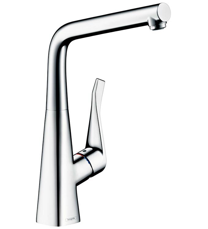 Изображение товара Смеситель для кухни Hansgrohe Metris 14822000 с вращающимся изливом и 5-летней гарантией Изображение товара Смеситель для кухни Hansgrohe Metris 14822000 с вращающимся изливом и 5-летней гарантией