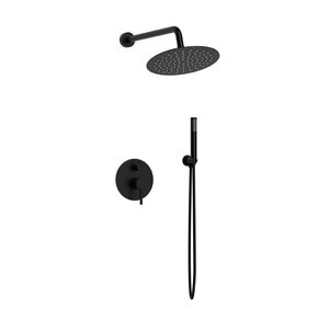 Изображение товара Душевая система Raiber premium Graceful RPB-005 черный матовый латунь современный дизайн