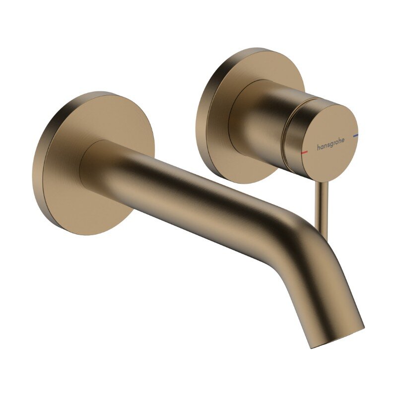 Изображение товара Hansgrohe Tecturis S 73350140 смеситель для раковины встроенный бронза Изображение товара Hansgrohe Tecturis S 73350140 смеситель для раковины встроенный бронза