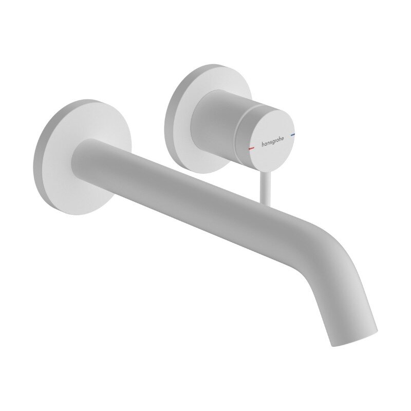 Изображение товара Смеситель для раковины Hansgrohe Tecturis S 73351700, встраиваемый, белый матовый