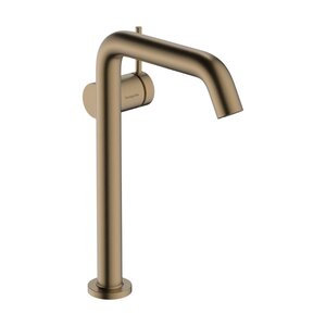 Изображение товара Смеситель для раковины Hansgrohe Tecturis S, 73370140, с донным клапаном, шлифованная бронза