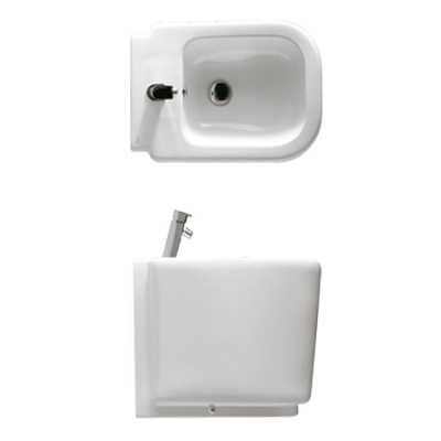 Изображение товара Биде напольное Ceramica Althea D-Style 40035bi*1 белое премиум класс