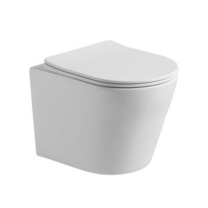 Изображение товара Подвесной безободковый унитаз Vincea Piatti VT1-11S с мягким фото- закрытием