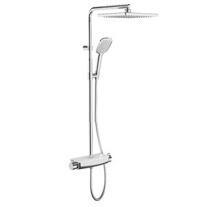 Изображение товара Душевая система Teska Mira с термостатом, белое стекло, DK 2920C