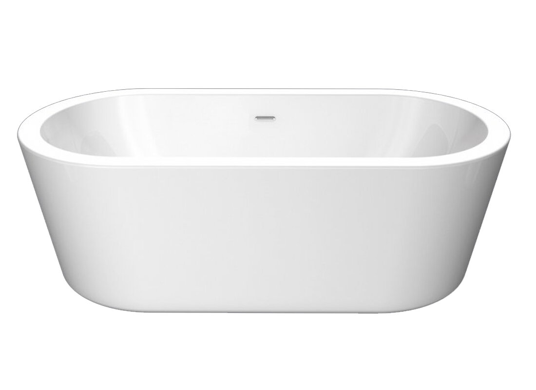Изображение товара Акриловая ванна BelBagno BB12-1775 овальная, классика, белая, Италия