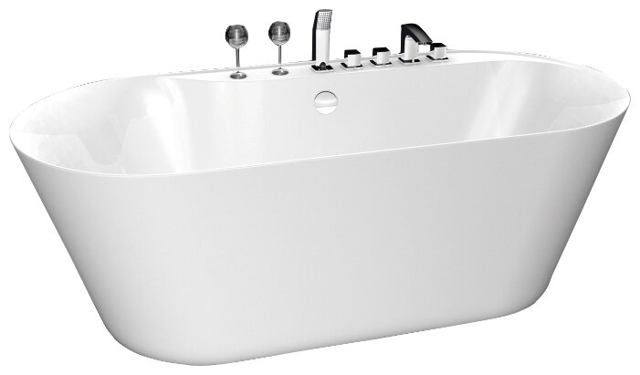 Изображение товара Акриловая ванна BelBagno BB14 180x85 см, отдельно стоящая, дизайнерская