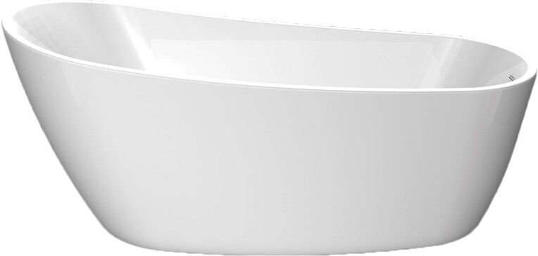 Изображение товара Ванна акриловая BelBagno BB15 175х80 см овальная отдельностоящая белая