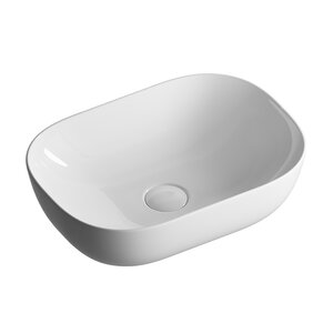 Изображение товара Раковина Grossman Style GR-3051, 45.5 x 33 х 13 см, накладная, белая