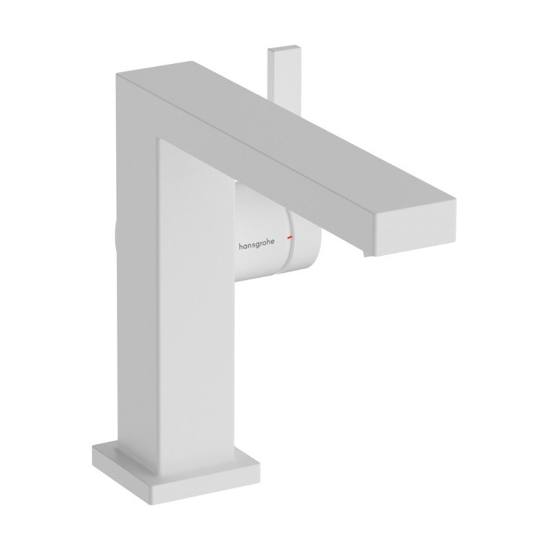 Изображение товара Смеситель для раковины Hansgrohe Tecturis E 73020700 белый матовый