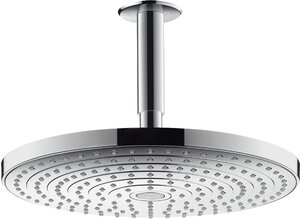 Изображение товара Верхний душ Hansgrohe Raindance Select Showerpipe 27337000, 30х30 см, 2 режима струи, с держателем, хром
