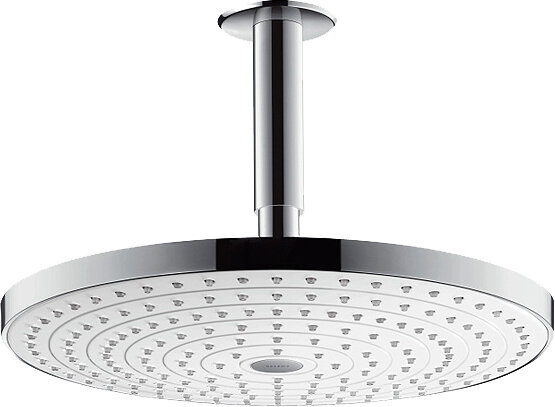 Изображение товара Верхний душ Hansgrohe Raindance Select 27337400, 30х30 см, 2 режима струи, с держателем, белый/хром Изображение товара Верхний душ Hansgrohe Raindance Select 27337400, 30х30 см, 2 режима струи, с держателем, белый/хром