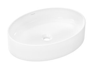 Изображение товара Раковина Hansgrohe Xuniva D 60165450, накладная, 55 х 40 см, цвет белый Изображение товара Раковина Hansgrohe Xuniva D 60165450, накладная, 55 х 40 см, цвет белый