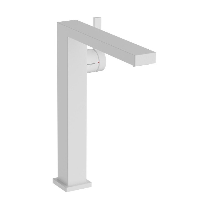 Изображение товара Смеситель для раковины Hansgrohe Tecturis E с матовым белым покрытием Изображение товара Смеситель для раковины Hansgrohe Tecturis E с матовым белым покрытием