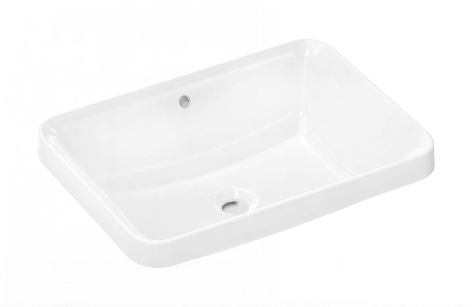 Изображение товара Раковина Hansgrohe Xuniva Q 60158450, накладная, 55 х 40 см, цвет белый Изображение товара Раковина Hansgrohe Xuniva Q 60158450, накладная, 55 х 40 см, цвет белый