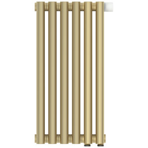 Изображение товара Радиатор отопления Сунержа Эстет-11 EU50, 6 секций, нижнее подключение, цвет матовая шампань, 022-0312-5006