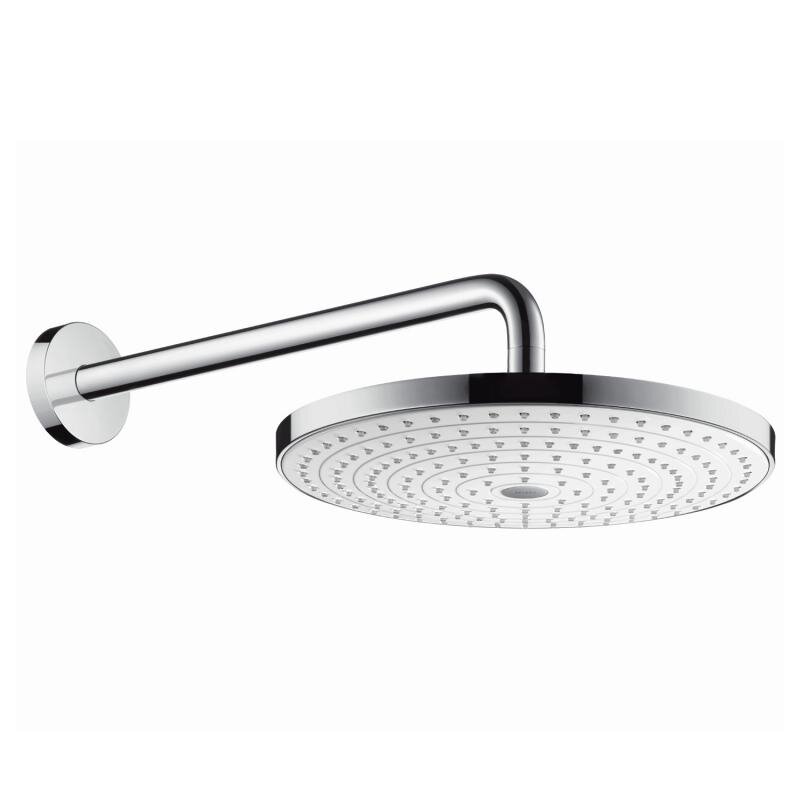 Изображение товара Верхний душ Hansgrohe Raindance Select S 300 2jet 27378400, бело-хром, 2 режима струи, монтаж на ст