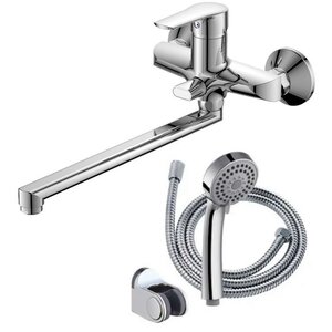 Изображение товара Смеситель Orange Sofi M43-211cr для ванны и душа, с душевым гарнитуром, цвет хром