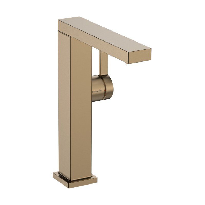 Изображение товара Смеситель для раковины Hansgrohe Tecturis E бронза с донным клапаном