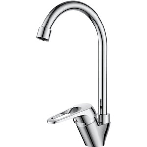 Изображение товара Полимерный смеситель OneLife для кухонной мойки, цвет хром, P11-001cr