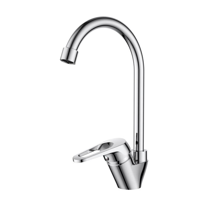 Изображение товара Полимерный смеситель OneLife для кухонной мойки, цвет хром, P11-001cr