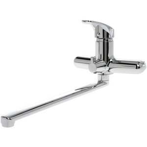 Изображение товара Полимерный смеситель OneLife для ванны, цвет хром, P11-211cr