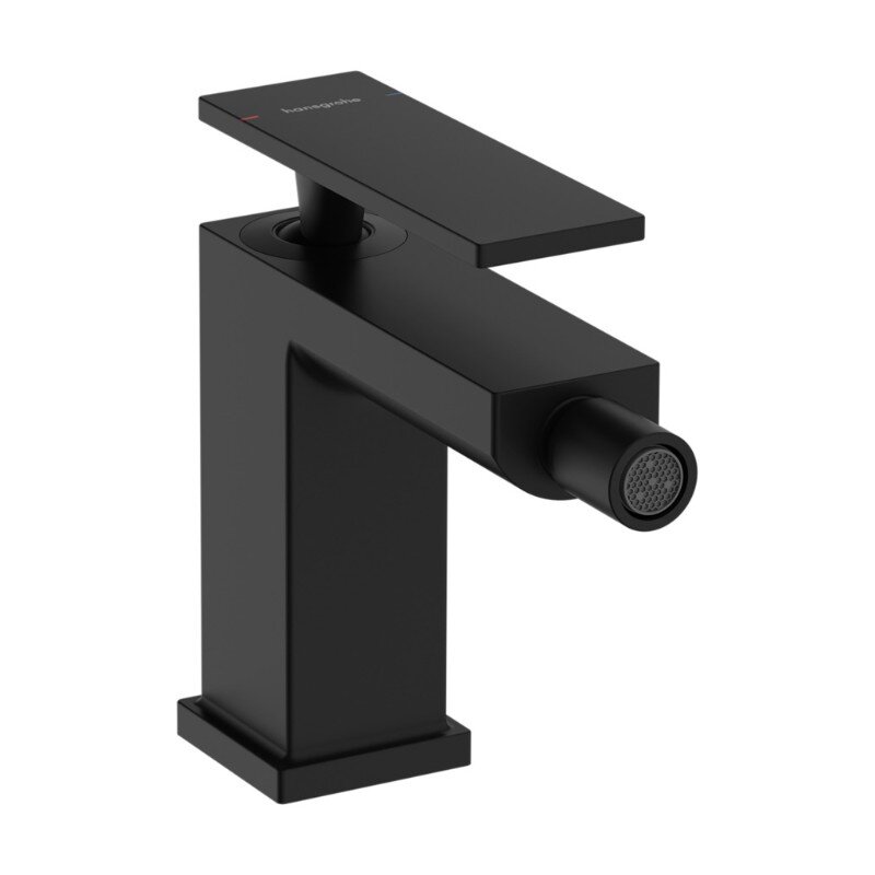 Изображение товара Смеситель для биде Hansgrohe Tecturis E с донным клапаном черный матовый