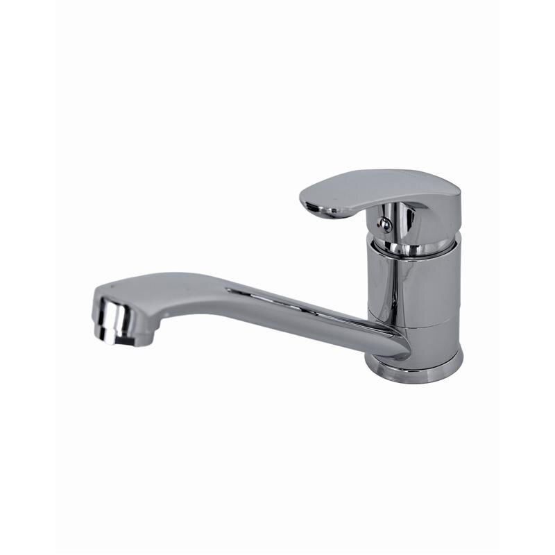 Изображение товара Полимерный смеситель OneLife для кухонной мойки, цвет хром, P01-000cr