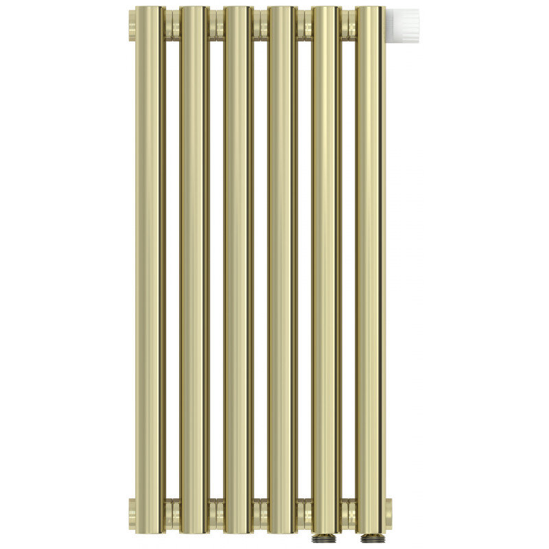 Изображение товара Радиатор отопления Сунержа Эстет-00 EU50, 6 секций, нержавеющая сталь, золото
