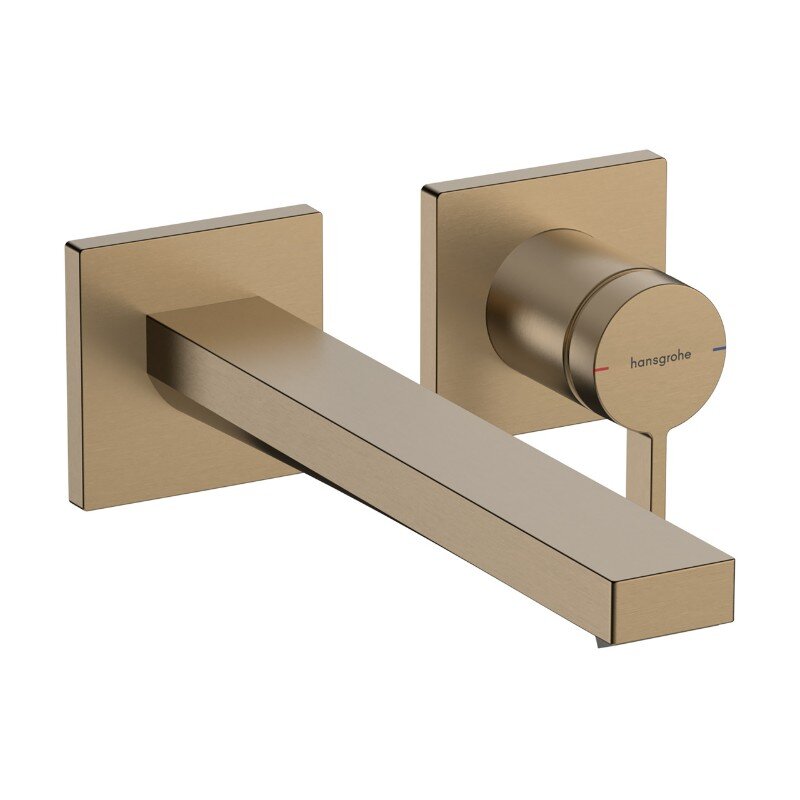 Изображение товара Смеситель для раковины Hansgrohe Tecturis E, 73051140, с донным клапаном, шлифованная бронза Изображение товара Смеситель для раковины Hansgrohe Tecturis E, 73051140, с донным клапаном, шлифованная бронза