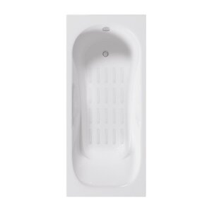 Изображение товара Ванна чугунная Delice Malibu DLR230610-AS, 180 х 80 см, антискользящее покрытие, без ручек, цвет белый