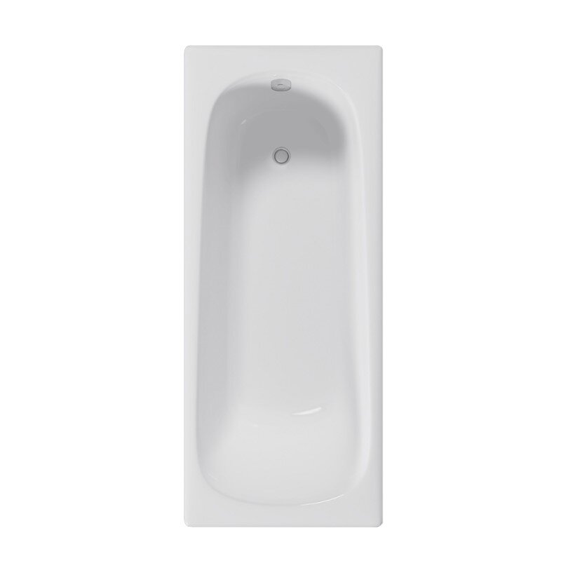 Изображение товара Ванна чугунная Delice Continental DLR230619, 140 х 70 см, без покрытия, без ручек, цвет белый