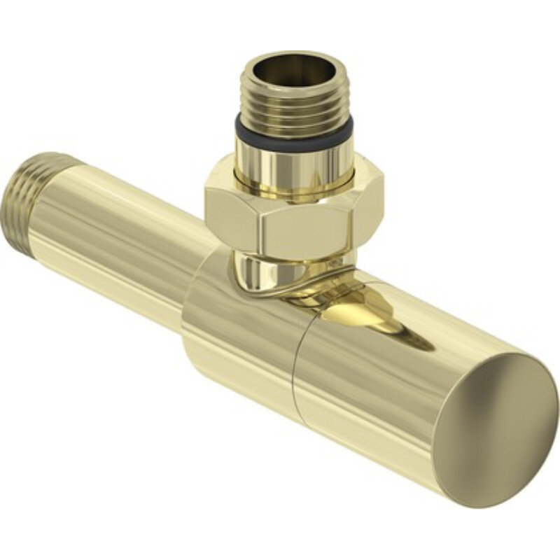 Изображение товара Угловой вентиль Сунержа G1/2 дюйма нержавеющая сталь шампань