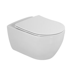 Изображение товара Подвесной унитаз Cezares Comfort, безободковый, без сиденья, белый, CZR-191-TH Изображение товара Подвесной унитаз Cezares Comfort, безободковый, без сиденья, белый, CZR-191-TH