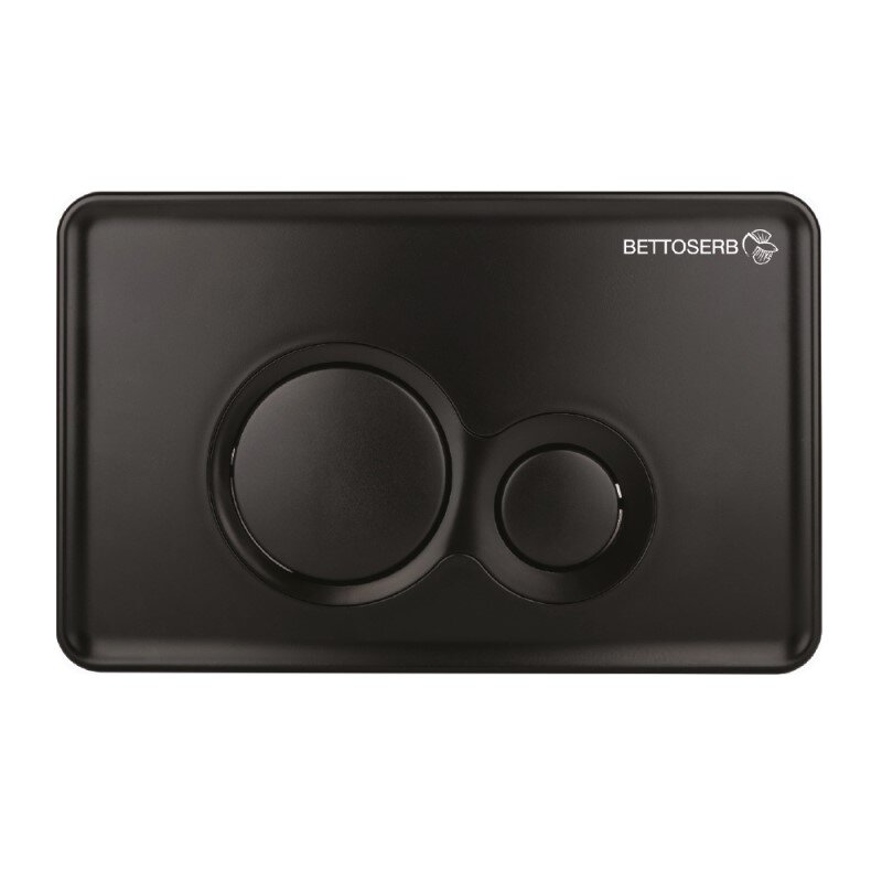 Изображение товара Kлавиша смыва Bettoserb Twin - черный матовый, 40006459