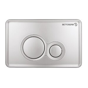 Изображение товара Клавиша смыва Bettoserb Twin, хром матовый, 40006462