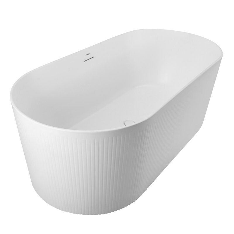 Изображение товара Акриловая ванна BelBagno 170x80 см отдельно stojashaya белая овальная модель