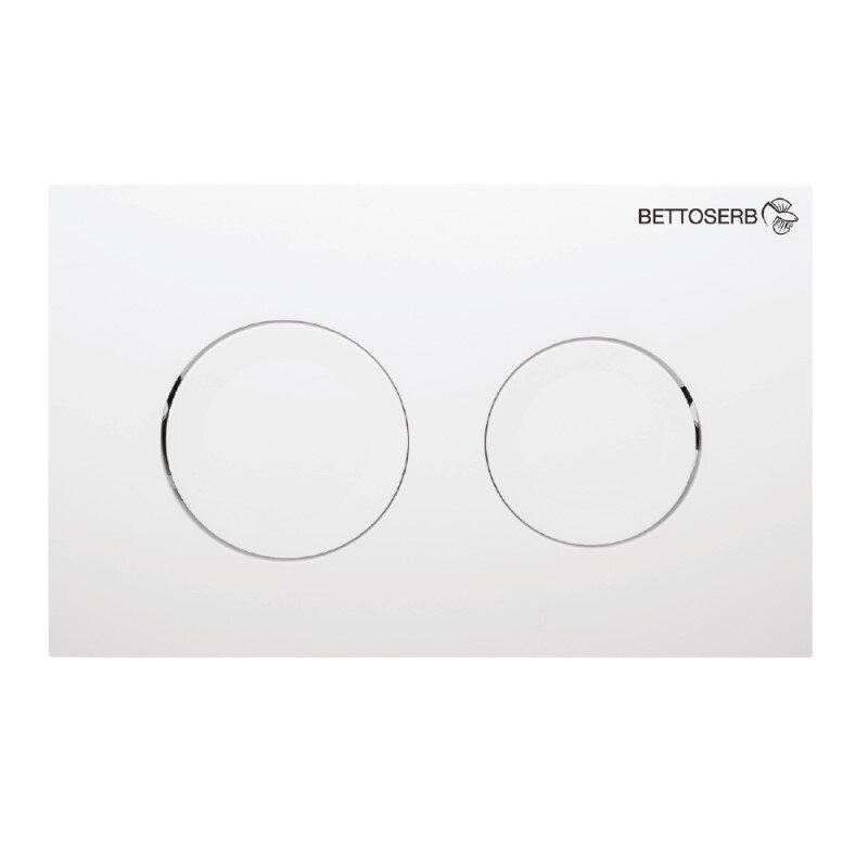 Изображение товара Клавиша смыва Bettoserb Cool белый глянец механическая для унитаза 40006466