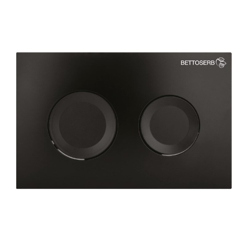 Изображение товара Клавиша смыва Bettoserb Cool черный матовый механическая двухрежимная