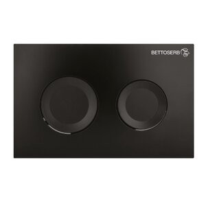 Изображение товара Клавиша смыва Bettoserb Cool черный матовый механическая двухрежимная Изображение товара Клавиша смыва Bettoserb Cool черный матовый механическая двухрежимная