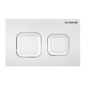Изображение товара Клавиша смыва Bettoserb Smart, белый глянец, 40006470