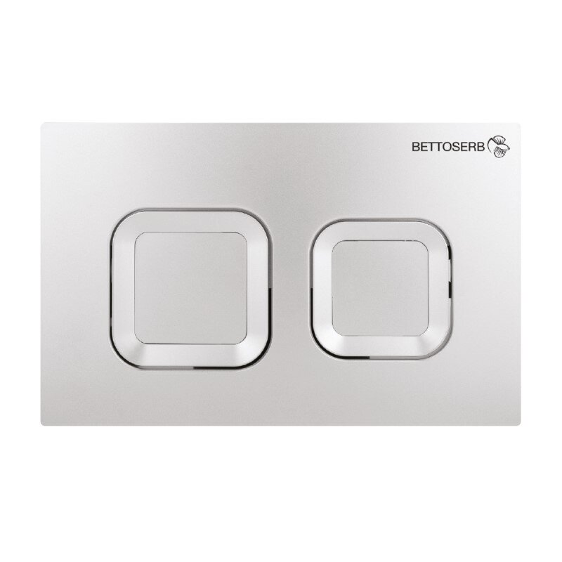 Изображение товара Клавиша смыва Bettoserb Smart хром матовый механическая для унитаза